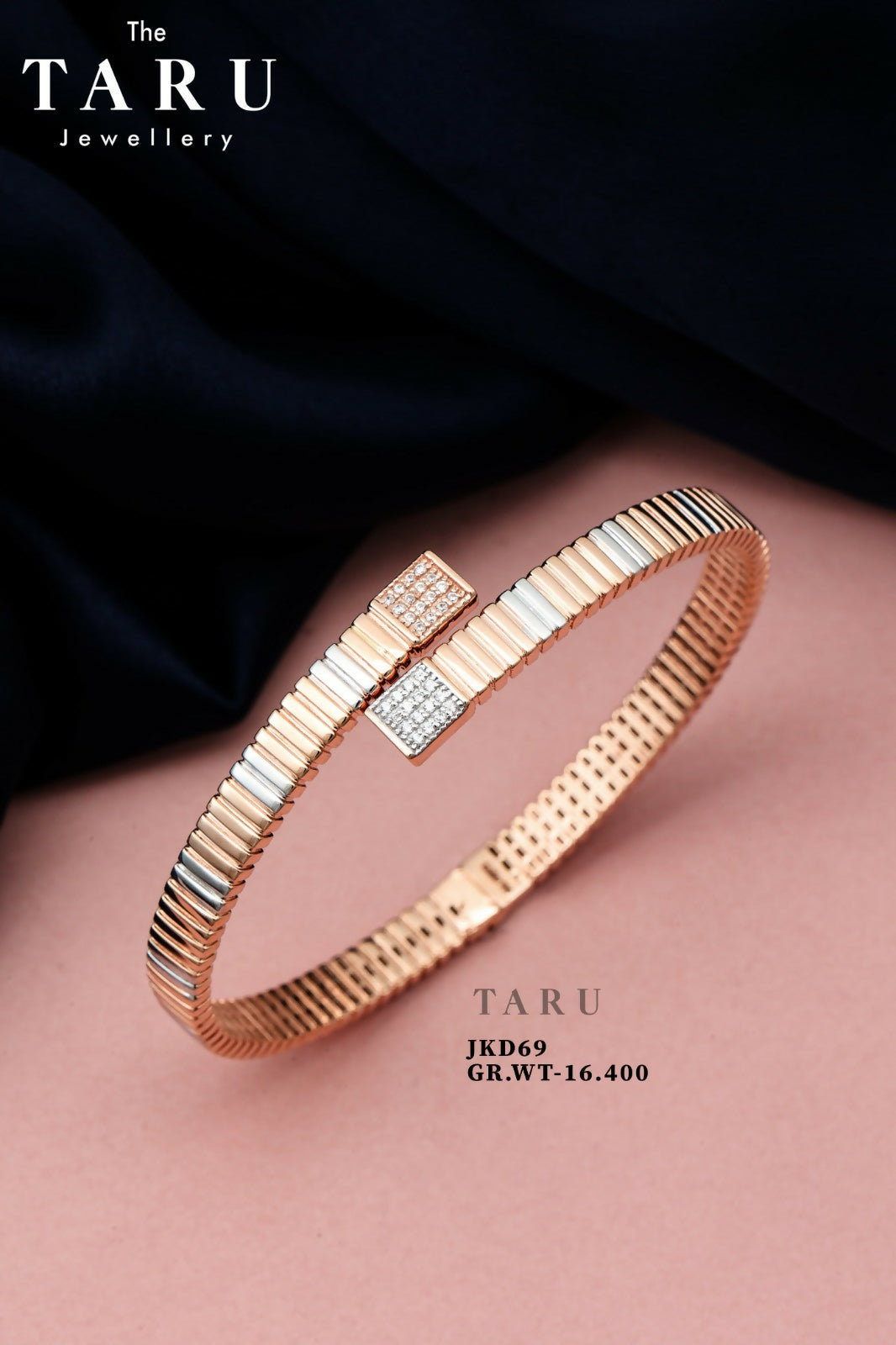 Rose Gold Ladies Bracelet Sarafa Bazar India