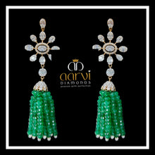 Diamond Chain Pendant Set Sarafa Bazar India