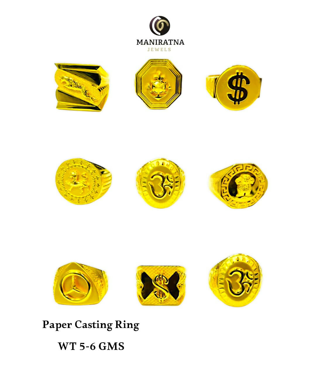 Paper Casting Ring Sarafa Bazar India