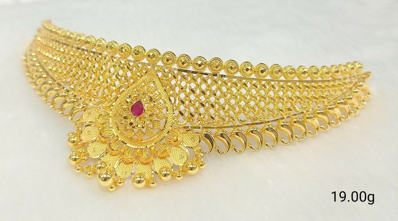 Gold Choker Sarafa Bazar India