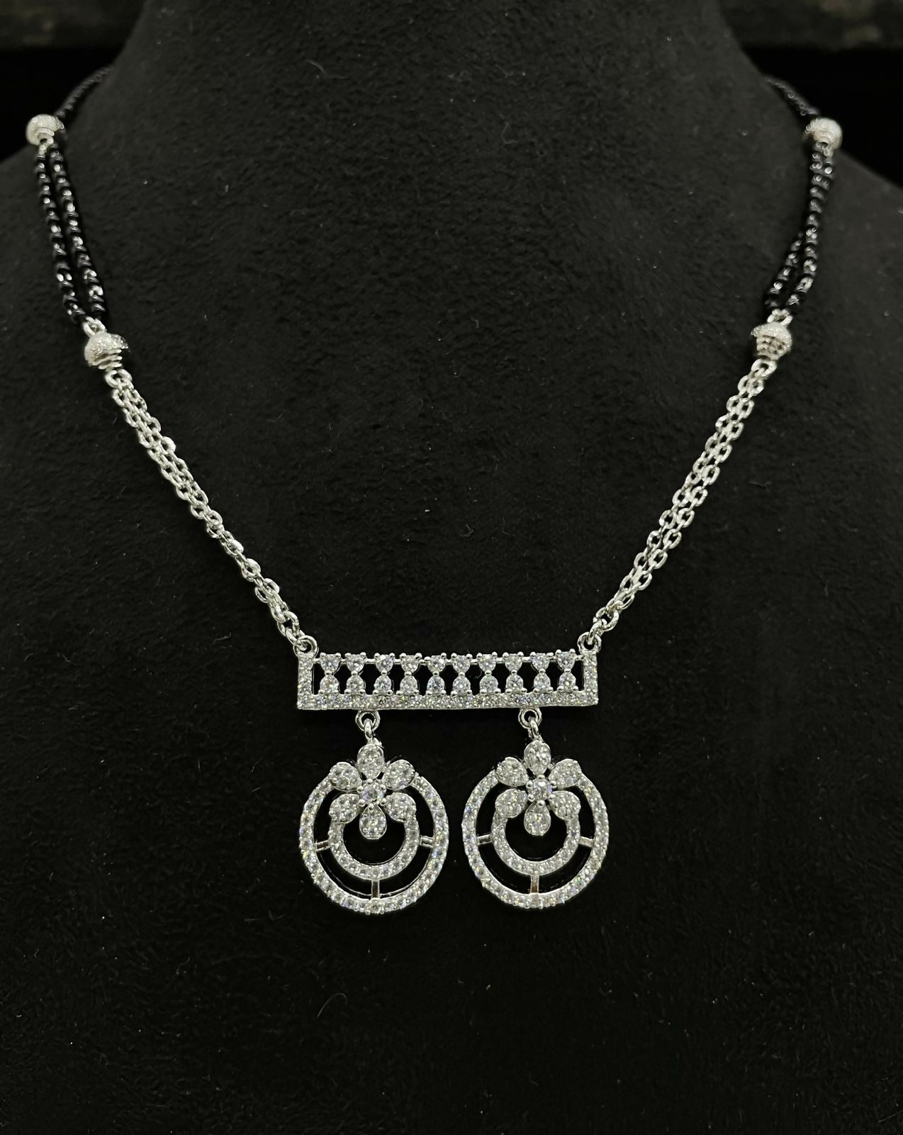 925 Silver Mangalsutra Sarafa Bazar India
