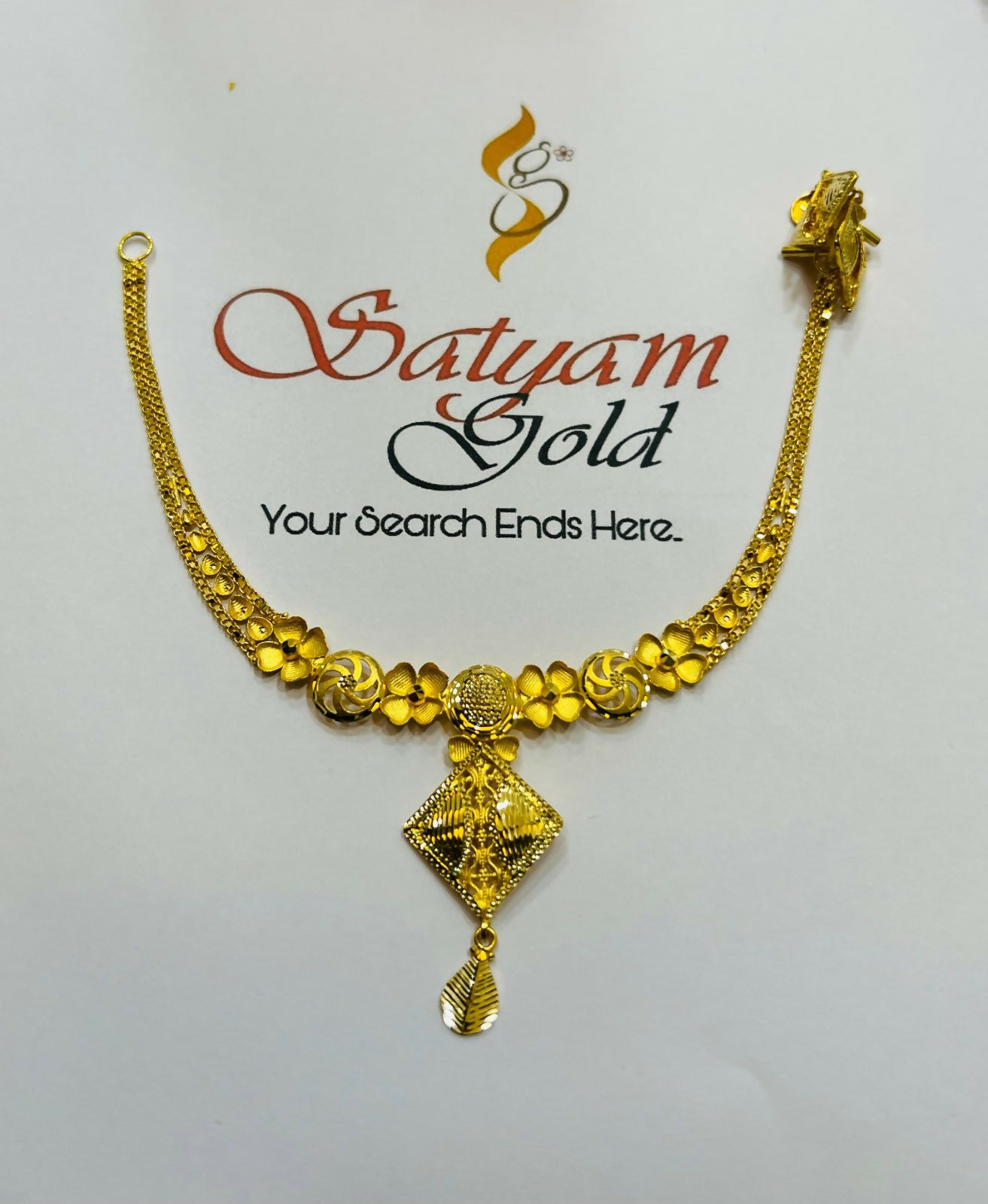 Gold Necklace Sarafa Bazar India