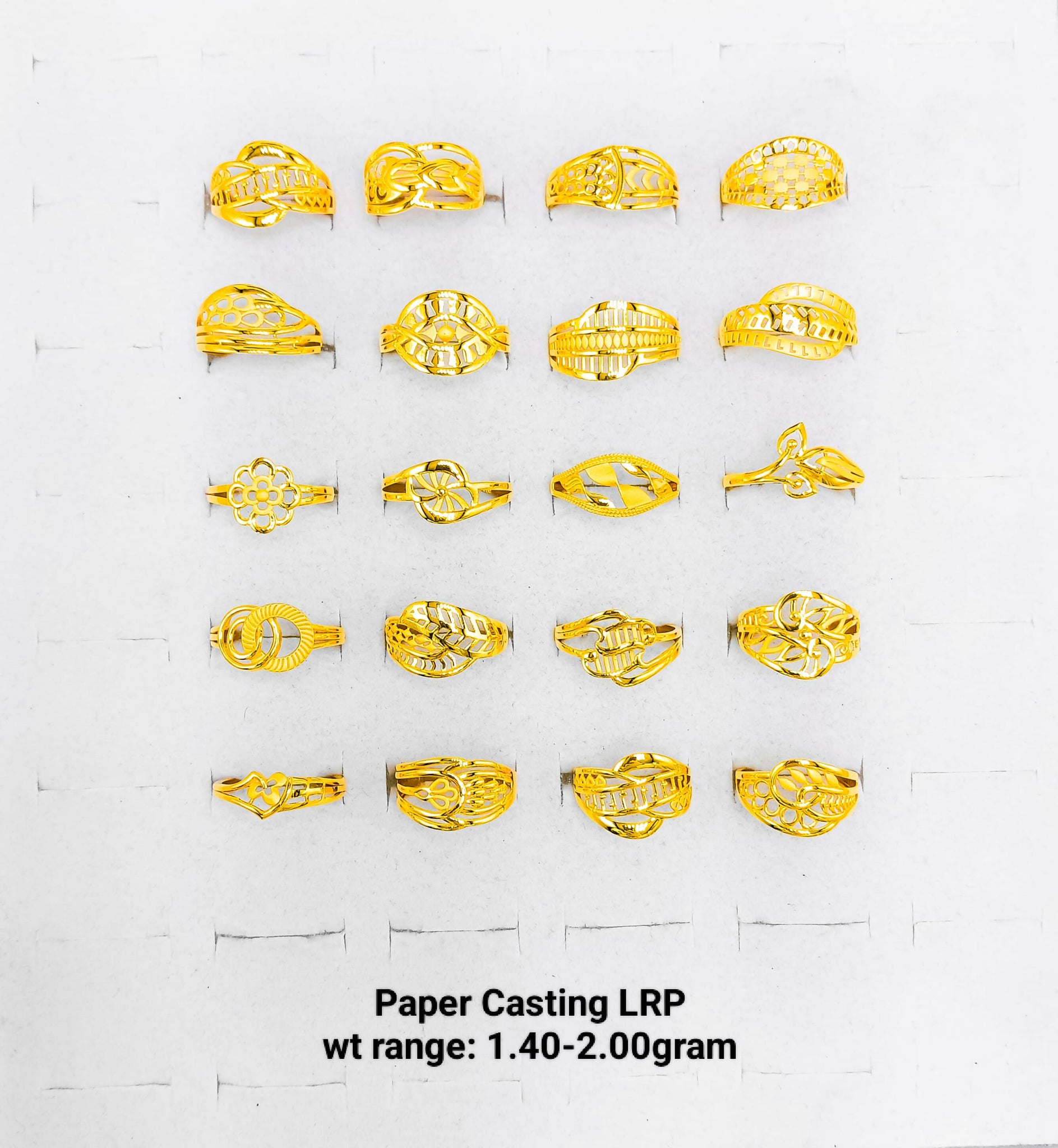 Paper Casting Ladies Ring Plain Sarafa Bazar India