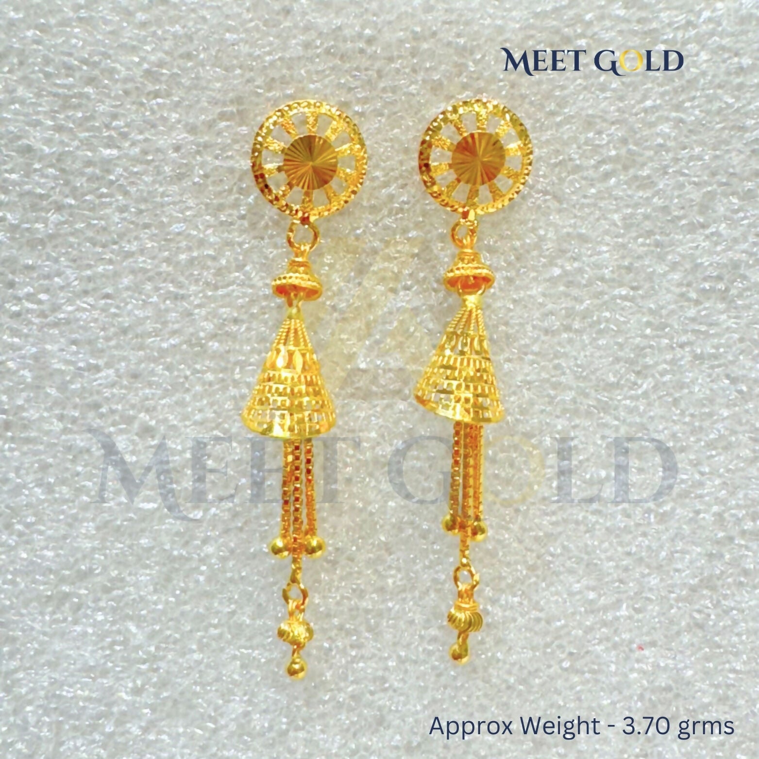 Vertical Latkan Earring Sarafa Bazar India