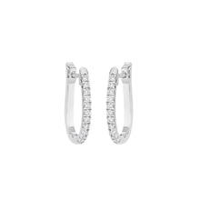 Certified Lab Grown Diamond Hoop Earrings Sarafa Bazar India
