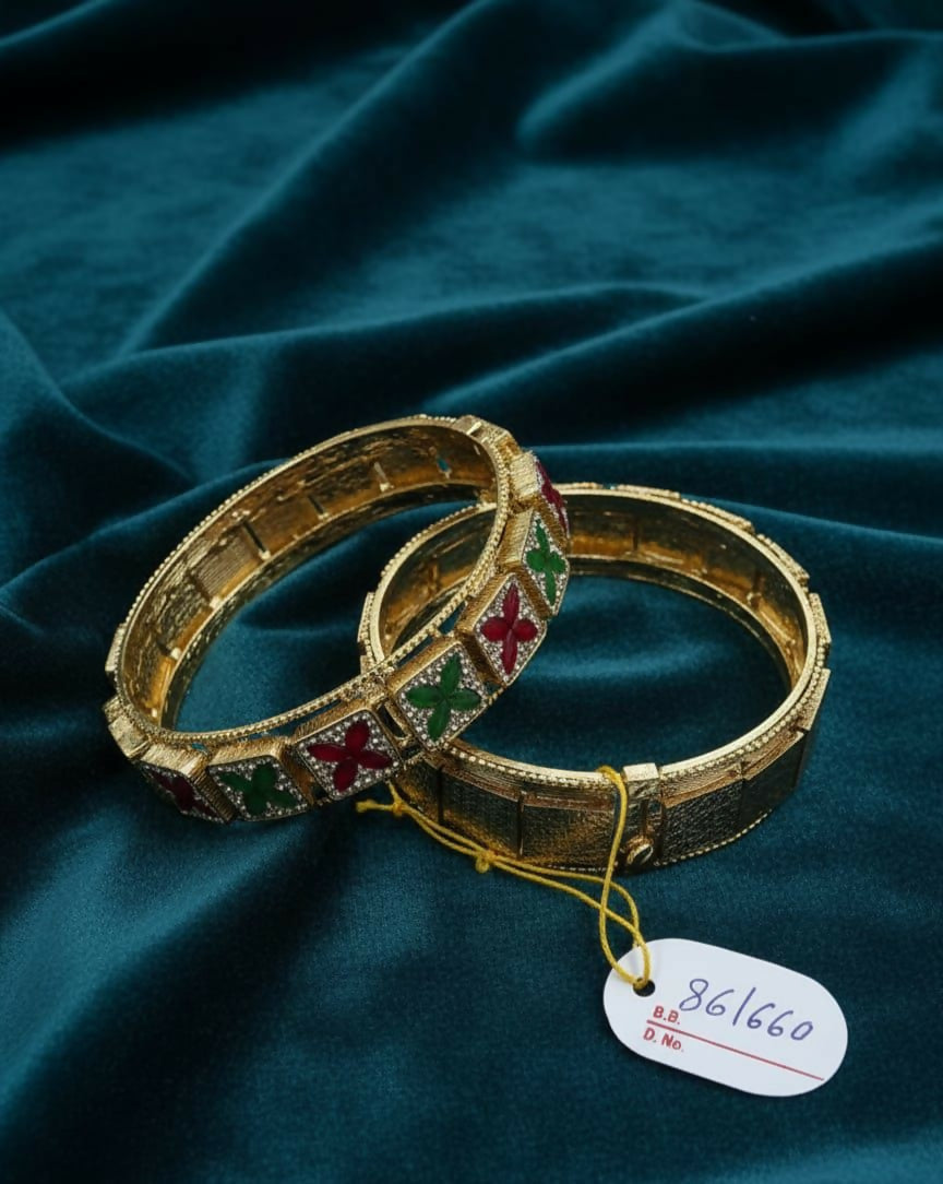 Silver Gold Plated Bangles Sarafa Bazar India