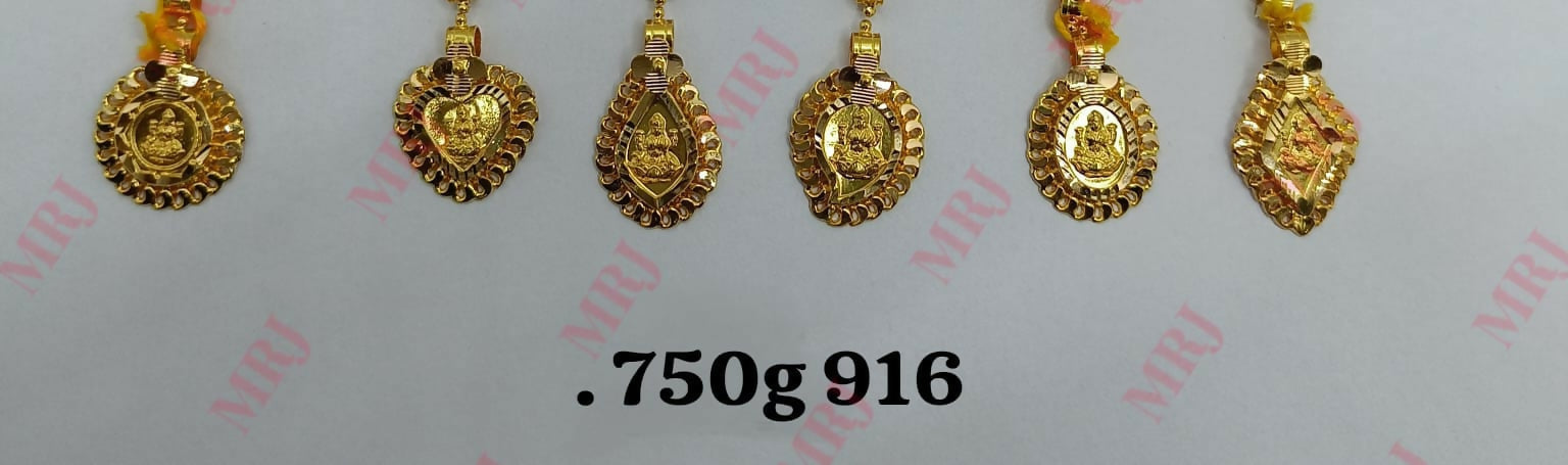 18kt God Pendants Sarafa Bazar India