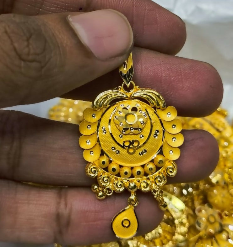Gold Pendants Sarafa Bazar India
