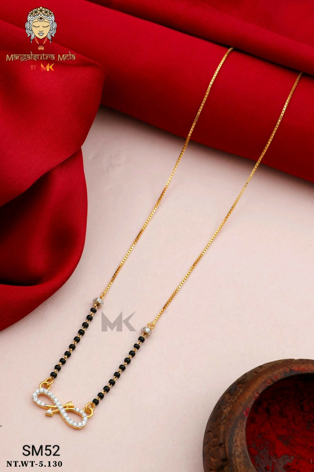 CZ Mangalsutra Sarafa Bazar India