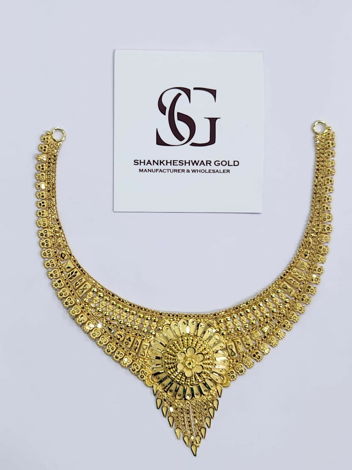 Gold Necklace Sarafa Bazar India