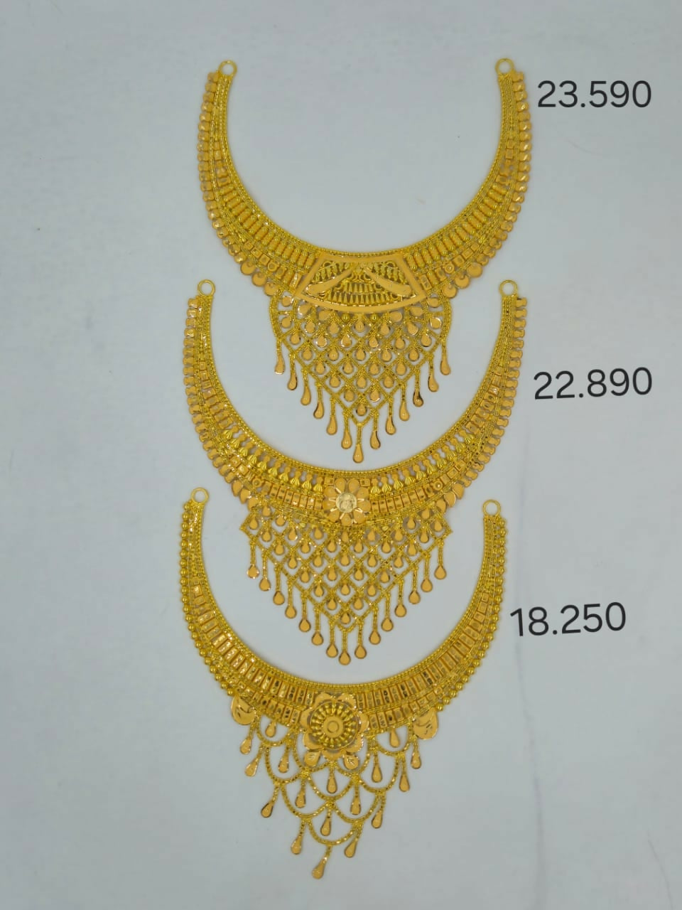 Gold Necklace Sarafa Bazar India