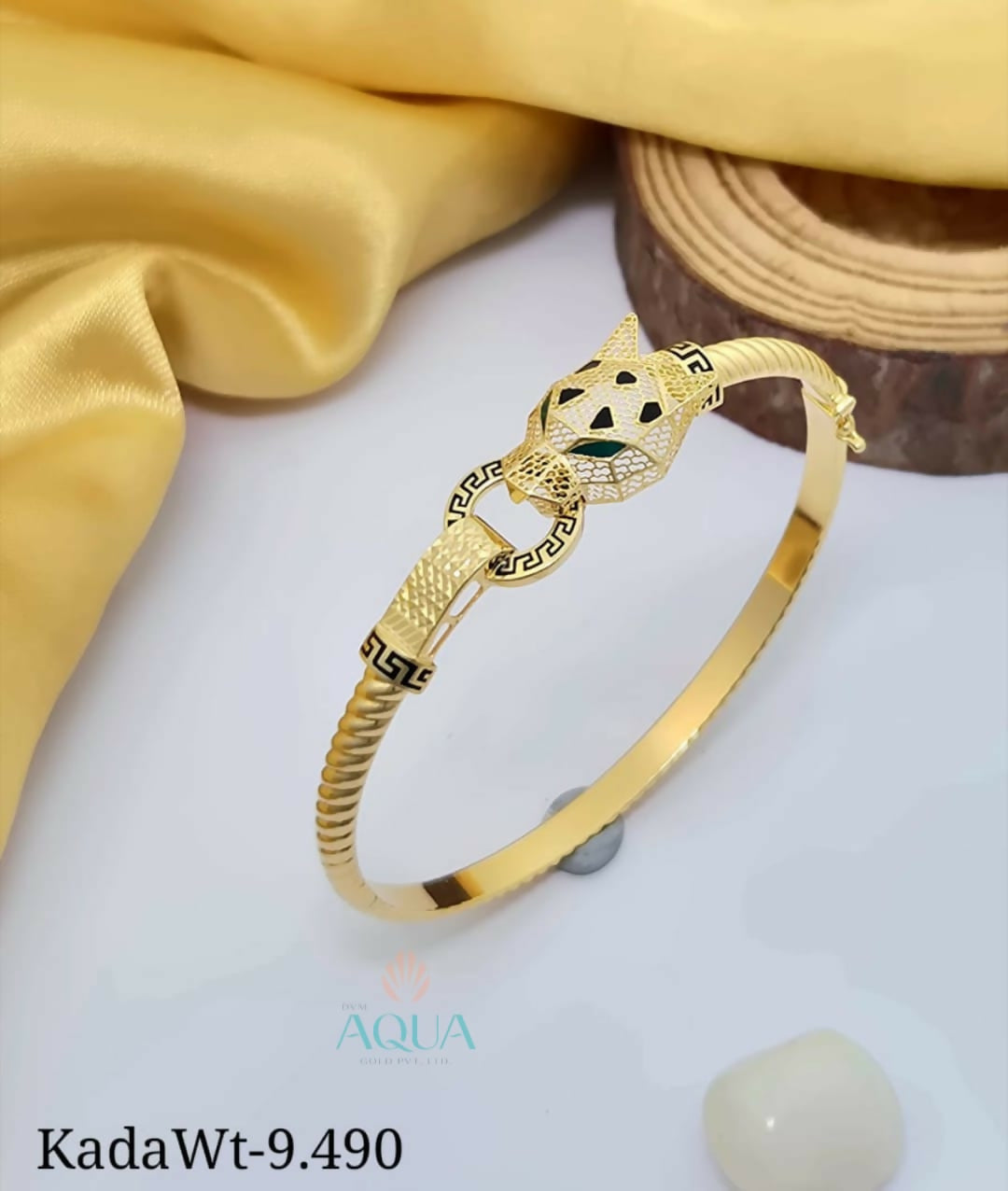 18kt Italian Ladies Kada Sarafa Bazar India