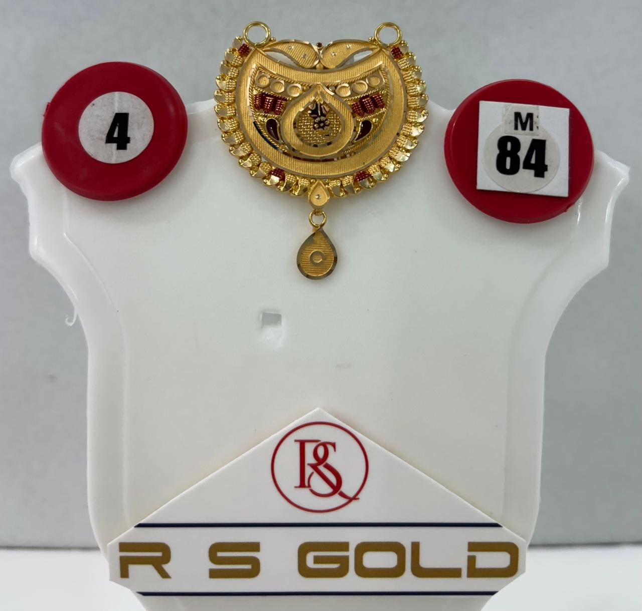 20kt Gold Mangalsutra Pendant Sarafa Bazar India