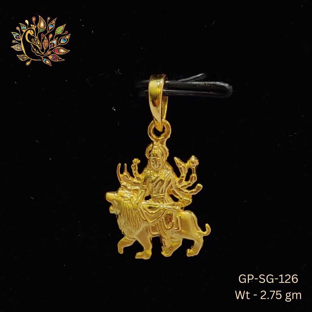 GP-SG-126 - Plain Casting God Pendants Sarafa Bazar India
