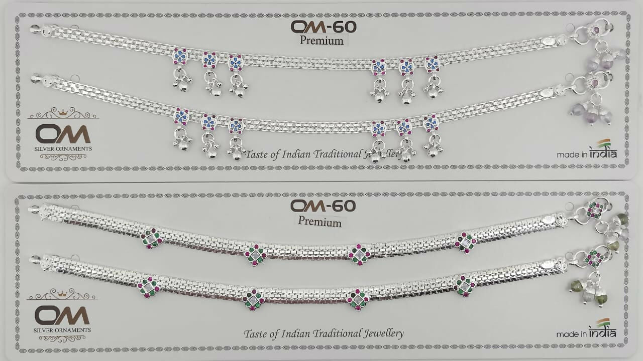 Silver Micro Payal Sarafa Bazar India