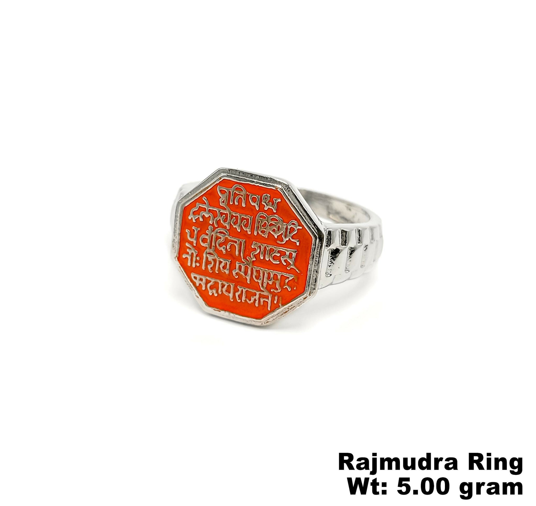 925 Silver Rajmudra Ring Sarafa Bazar India