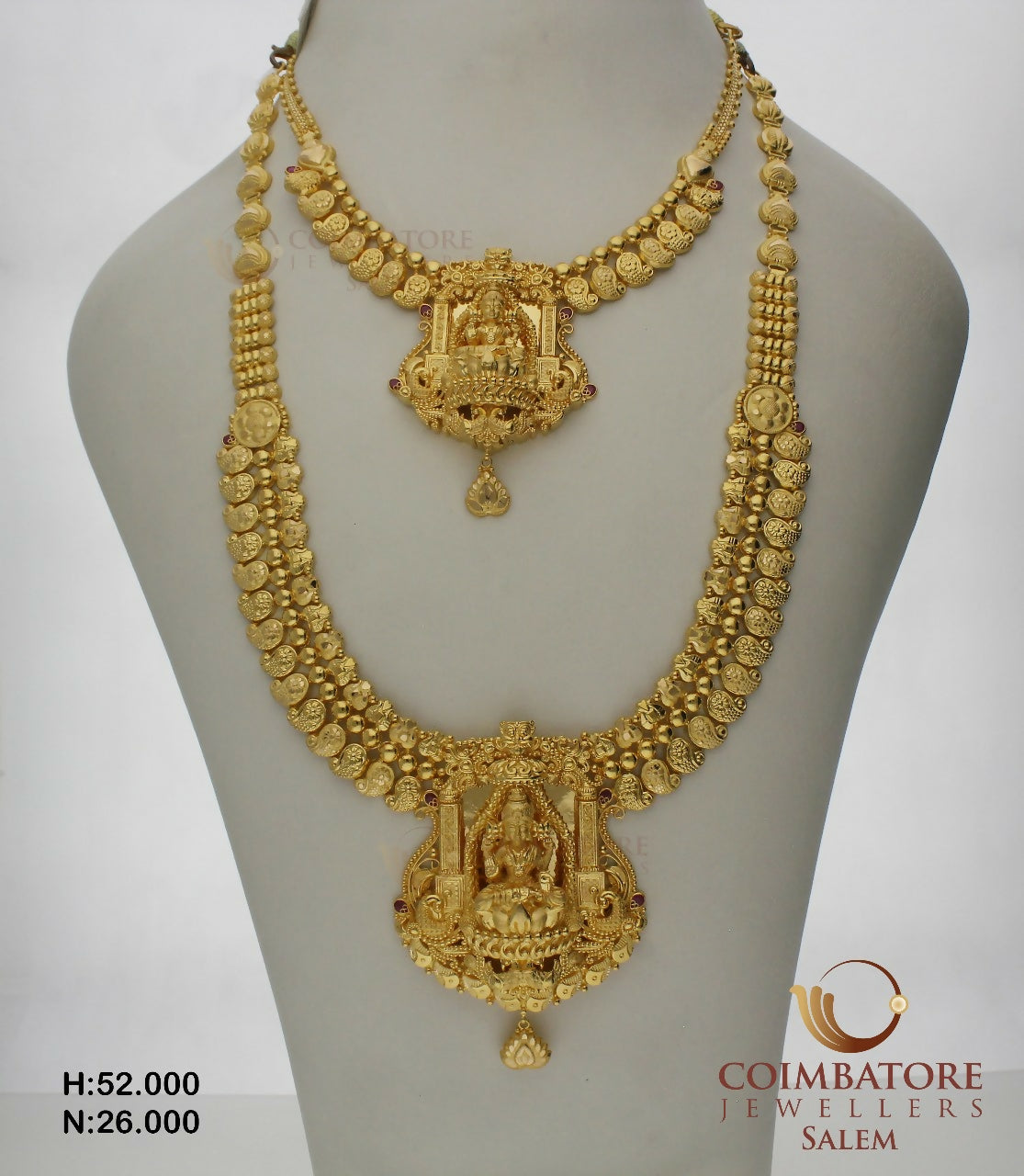 Gold Necklace & Long Set Sarafa Bazar India