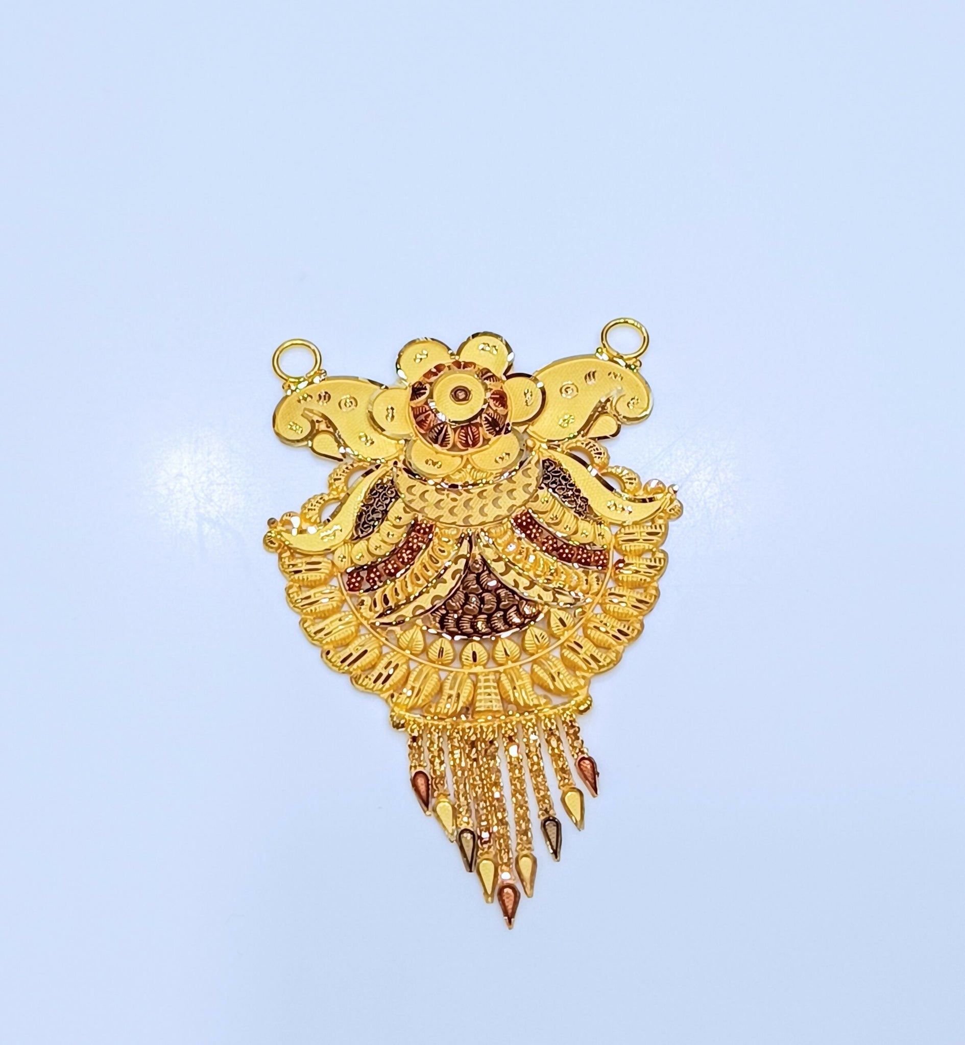 Gold Mangalsutra Pendant Sarafa Bazar India