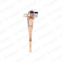 14K Rose Gold Diamond Bracelets Fine Jewelry For Her Sarafa Bazar India