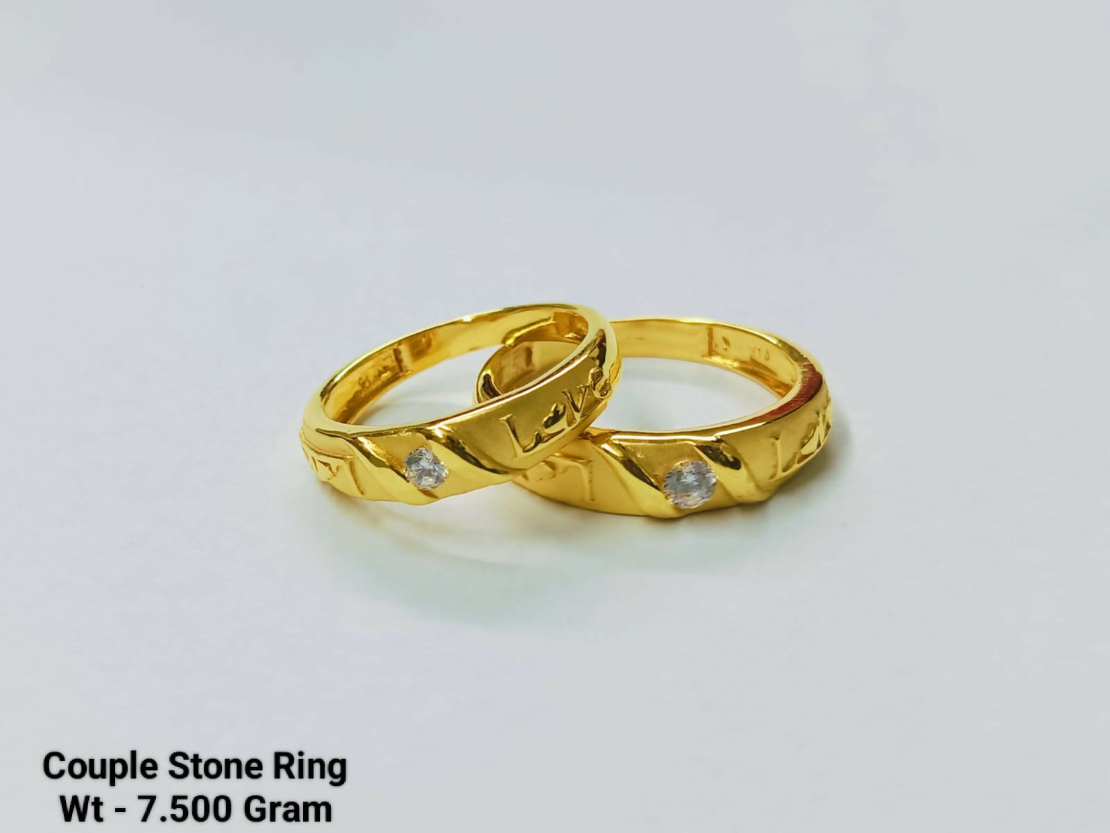 Couple Stone Ring Sarafa Bazar India
