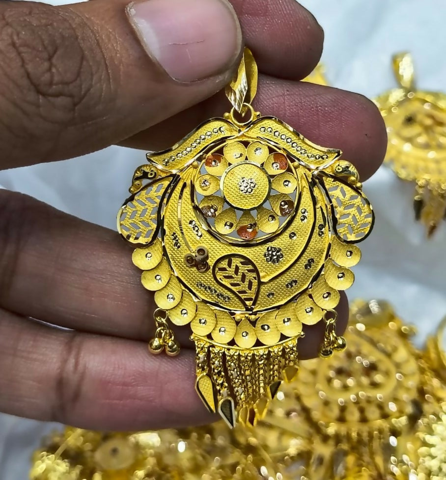 Gold Pendants Sarafa Bazar India