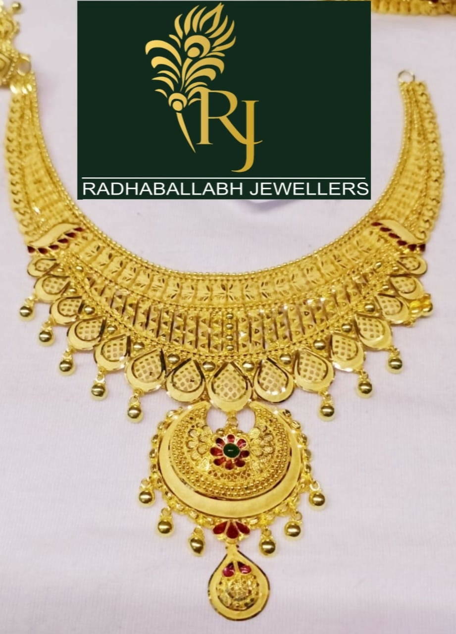 Gold Necklace Sarafa Bazar India