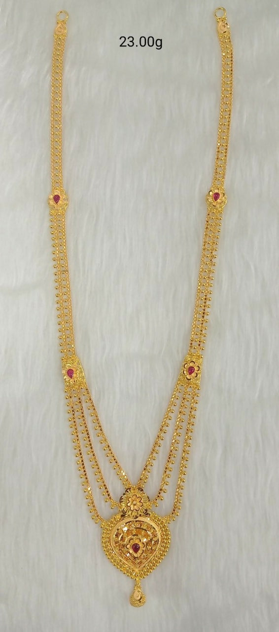 Gold Long Set Sarafa Bazar India