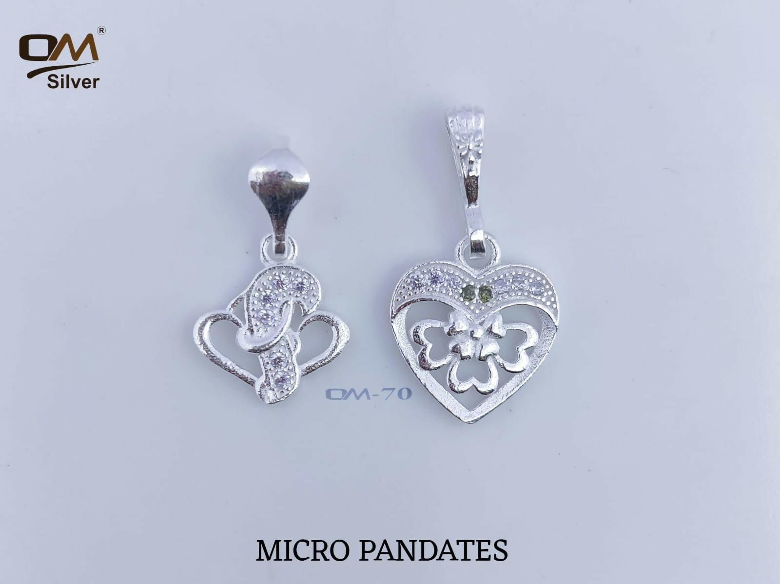 Silver Micro Pendants Sarafa Bazar India