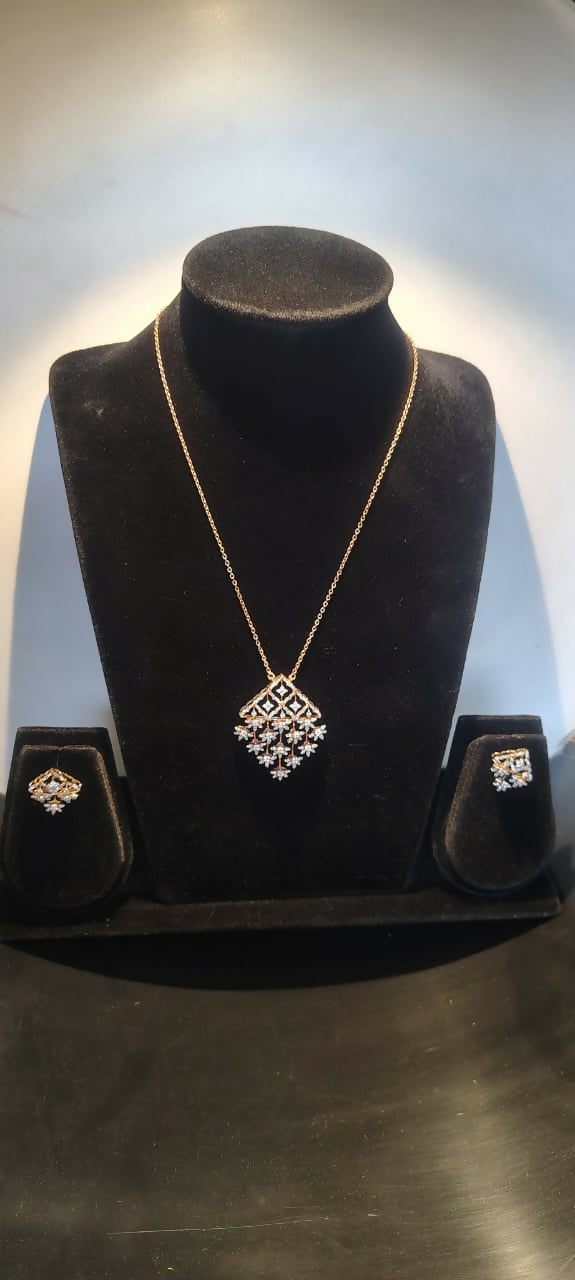 Diamond Chain Set Sarafa Bazar India
