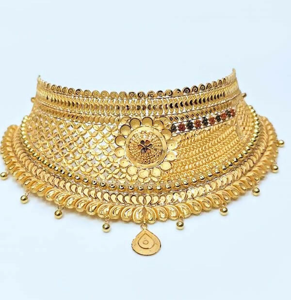 Gold Choker Sarafa Bazar India