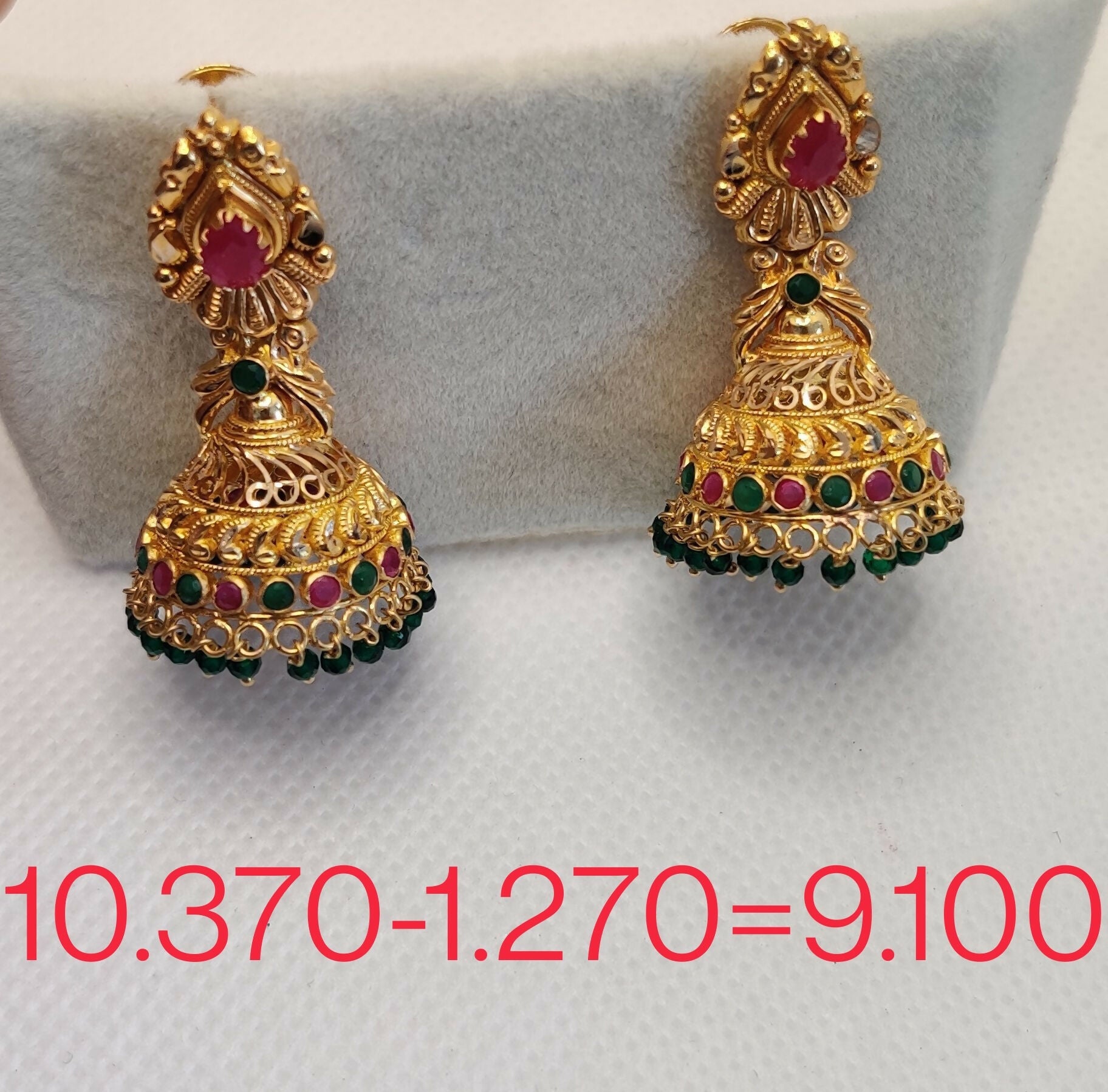 22 Kt Jhumki Sarafa Bazar India