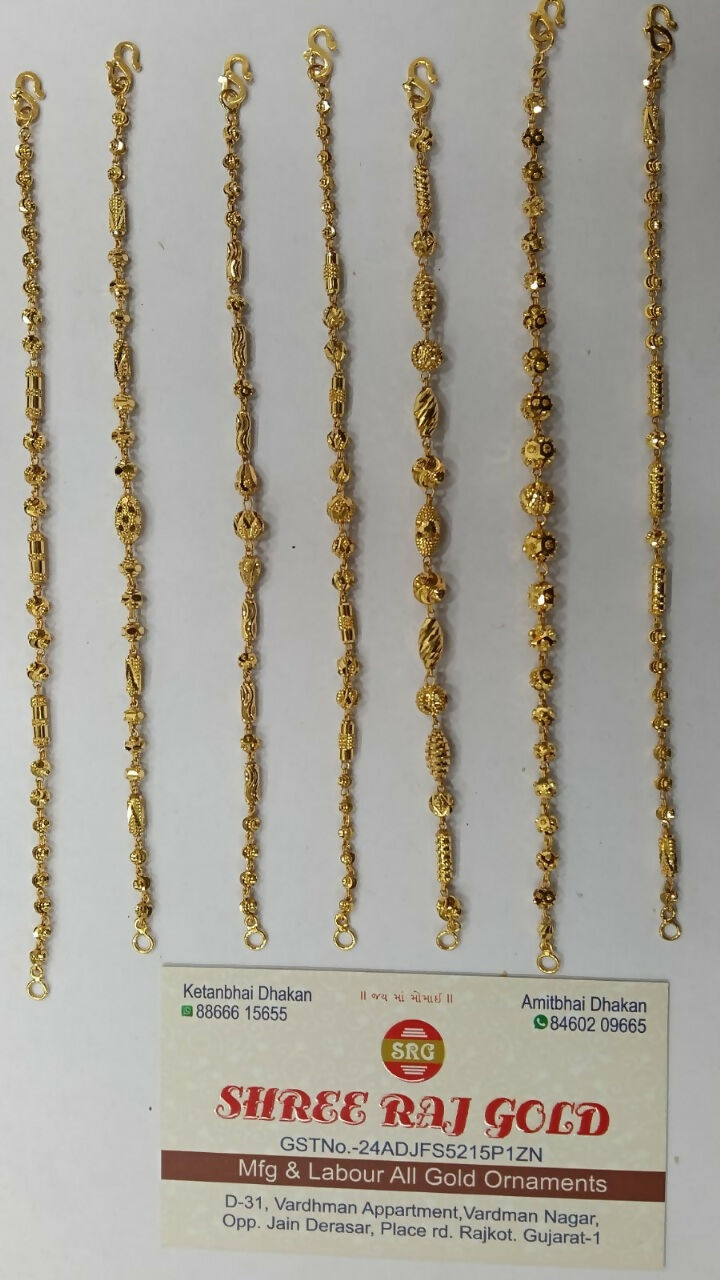 Gold Ladies Bracelets Sarafa Bazar India