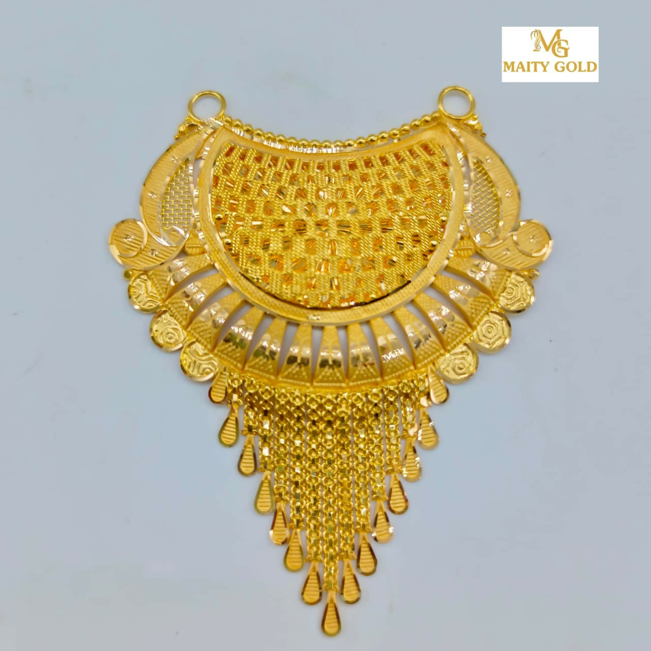 Gold Mangalsutra Pendant Sarafa Bazar India