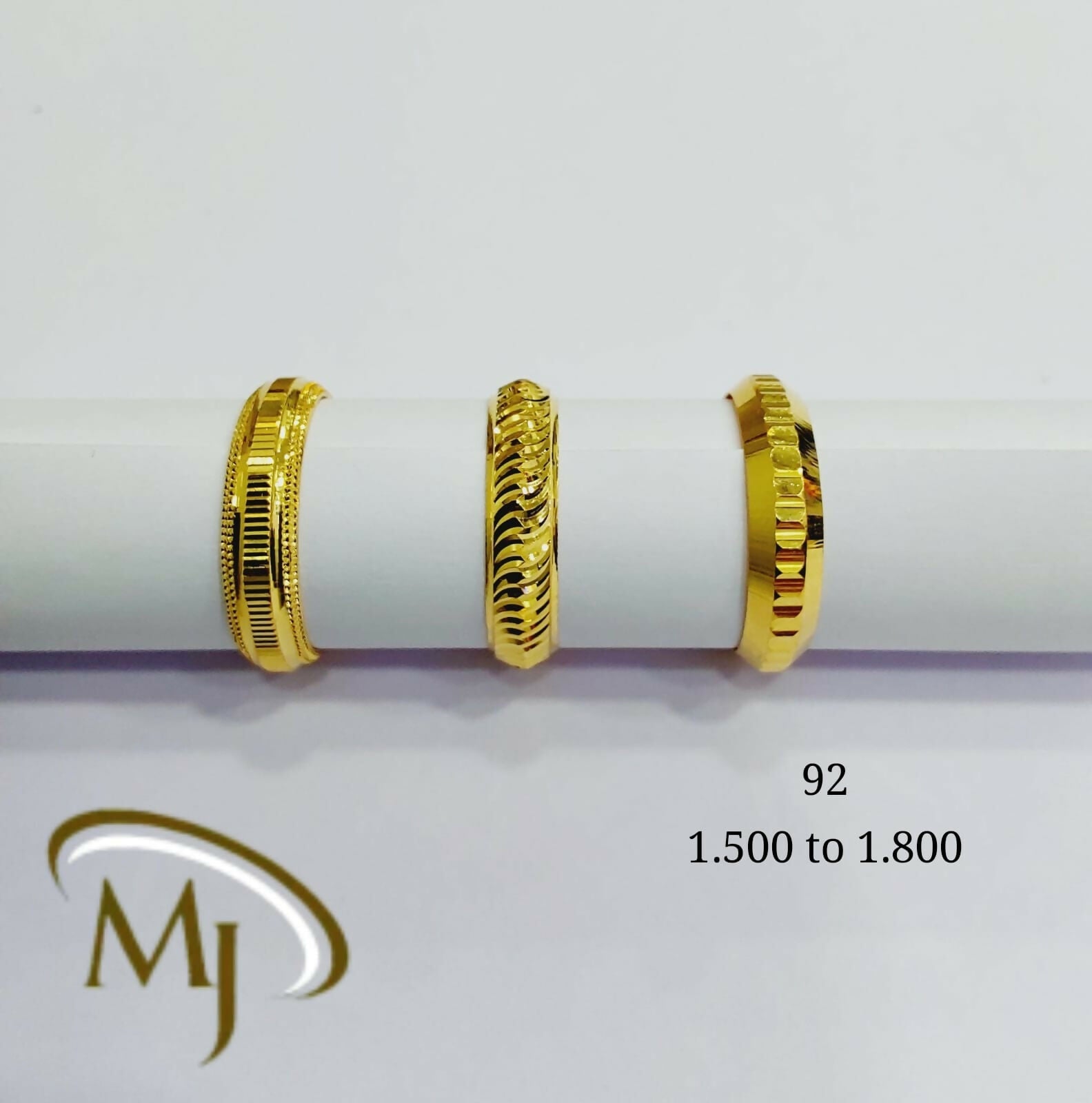 22kt Gold Gents Bands Sarafa Bazar India