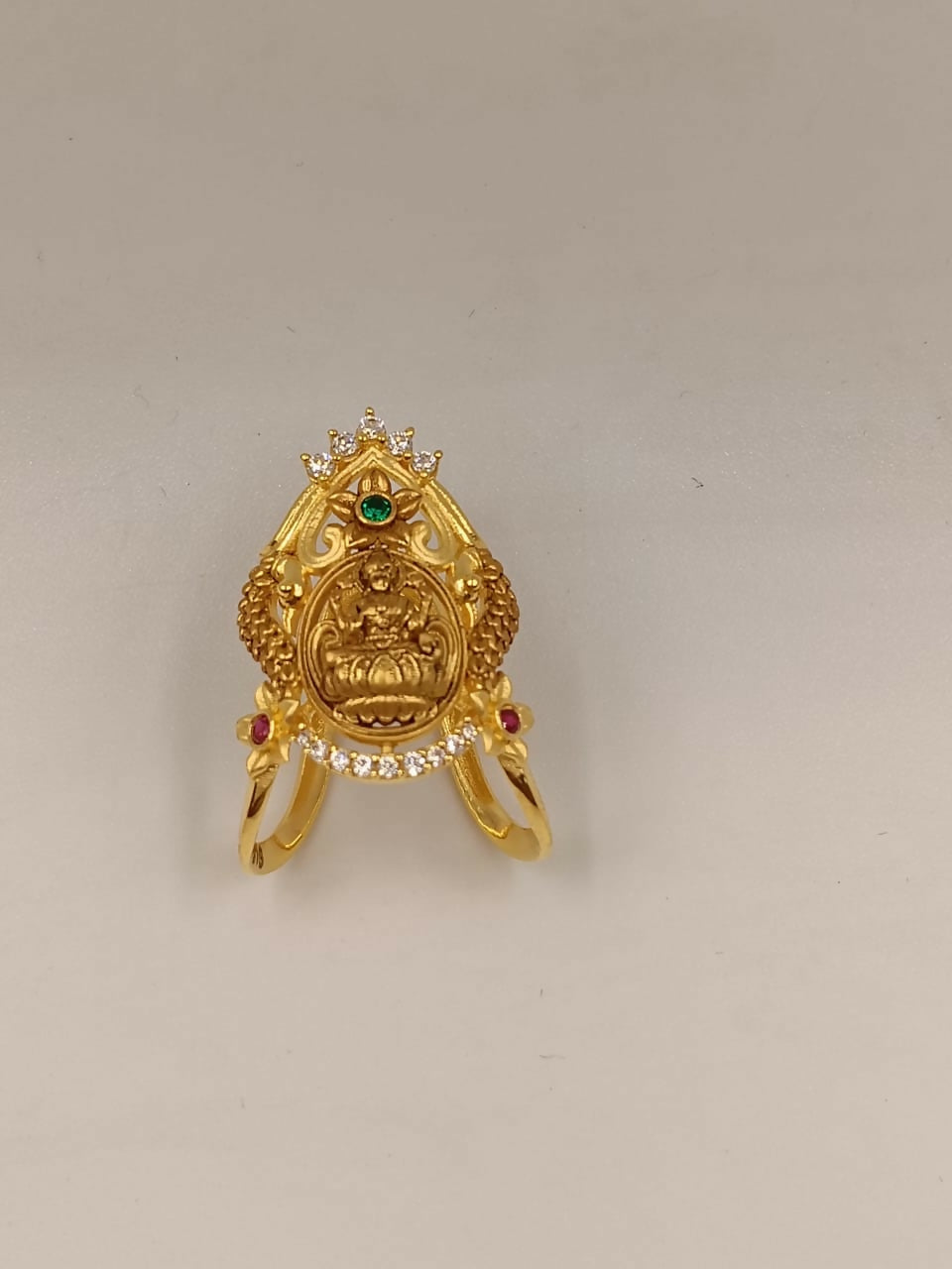 Temple CZ Venki Ladies Ring Sarafa Bazar India