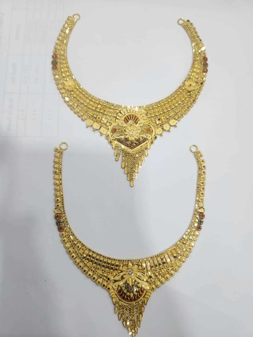 Gold Necklace Sarafa Bazar India