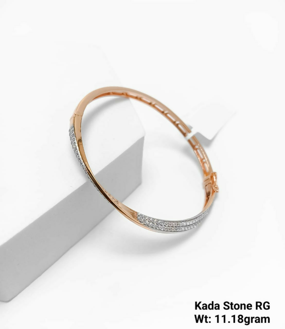 925 SIlver Kada Stone RG Sarafa Bazar India