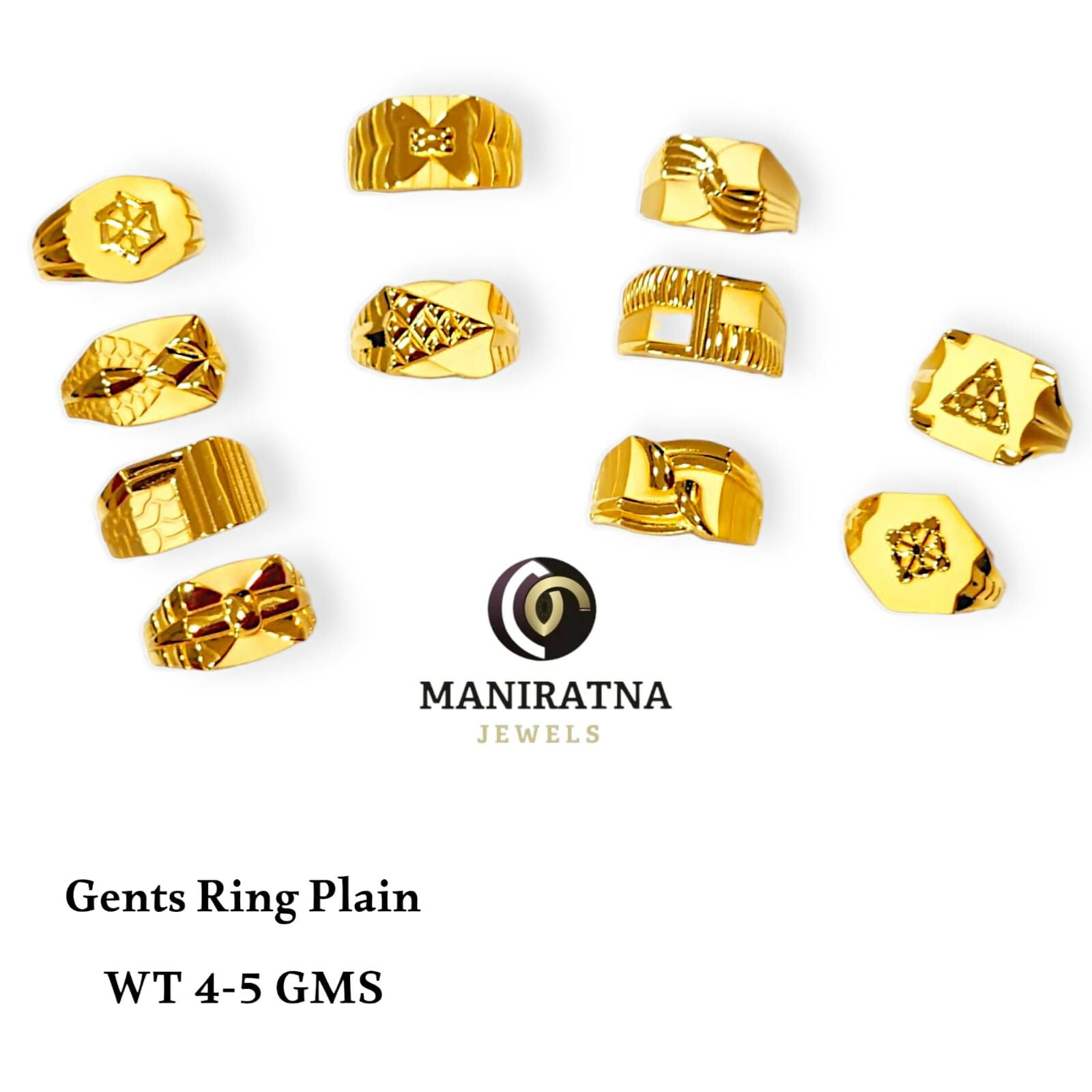 Gents Ring Plain Sarafa Bazar India