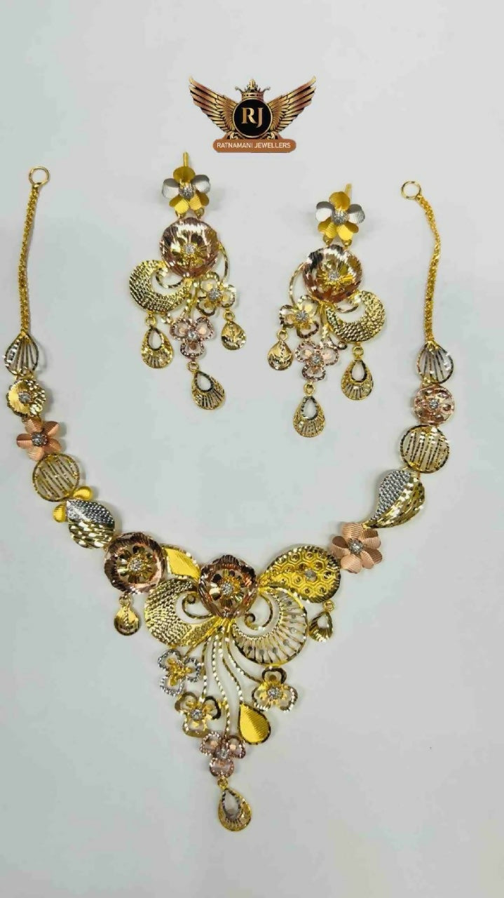 Flora Fusion Necklace Sarafa Bazar India