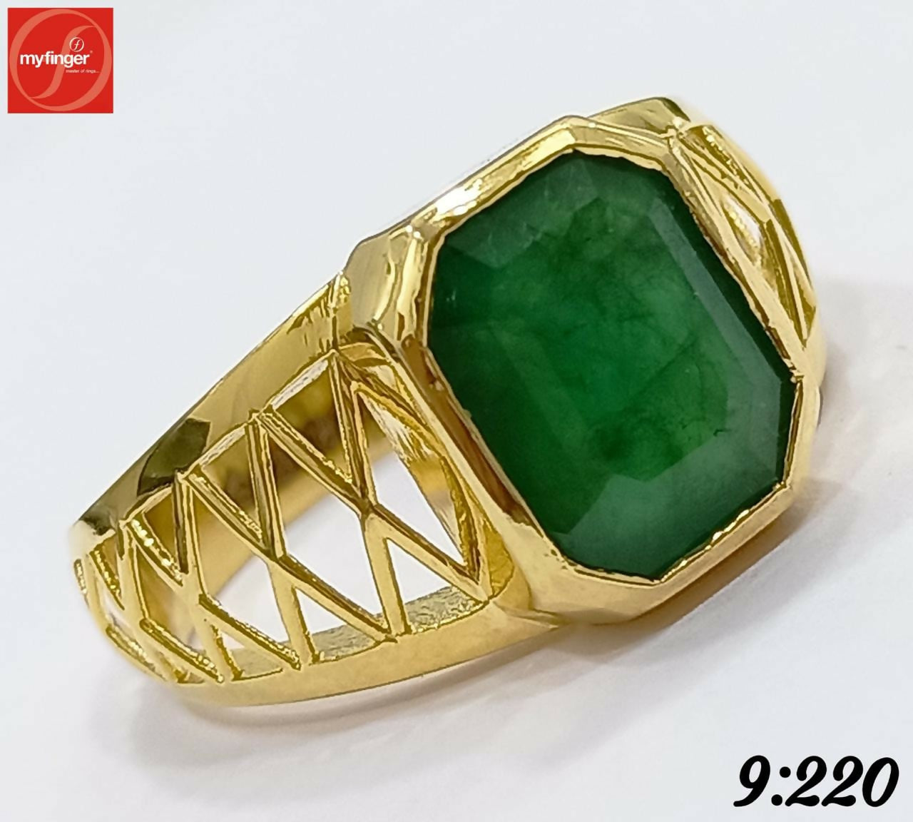 Gold Stone Ring Sarafa Bazar India