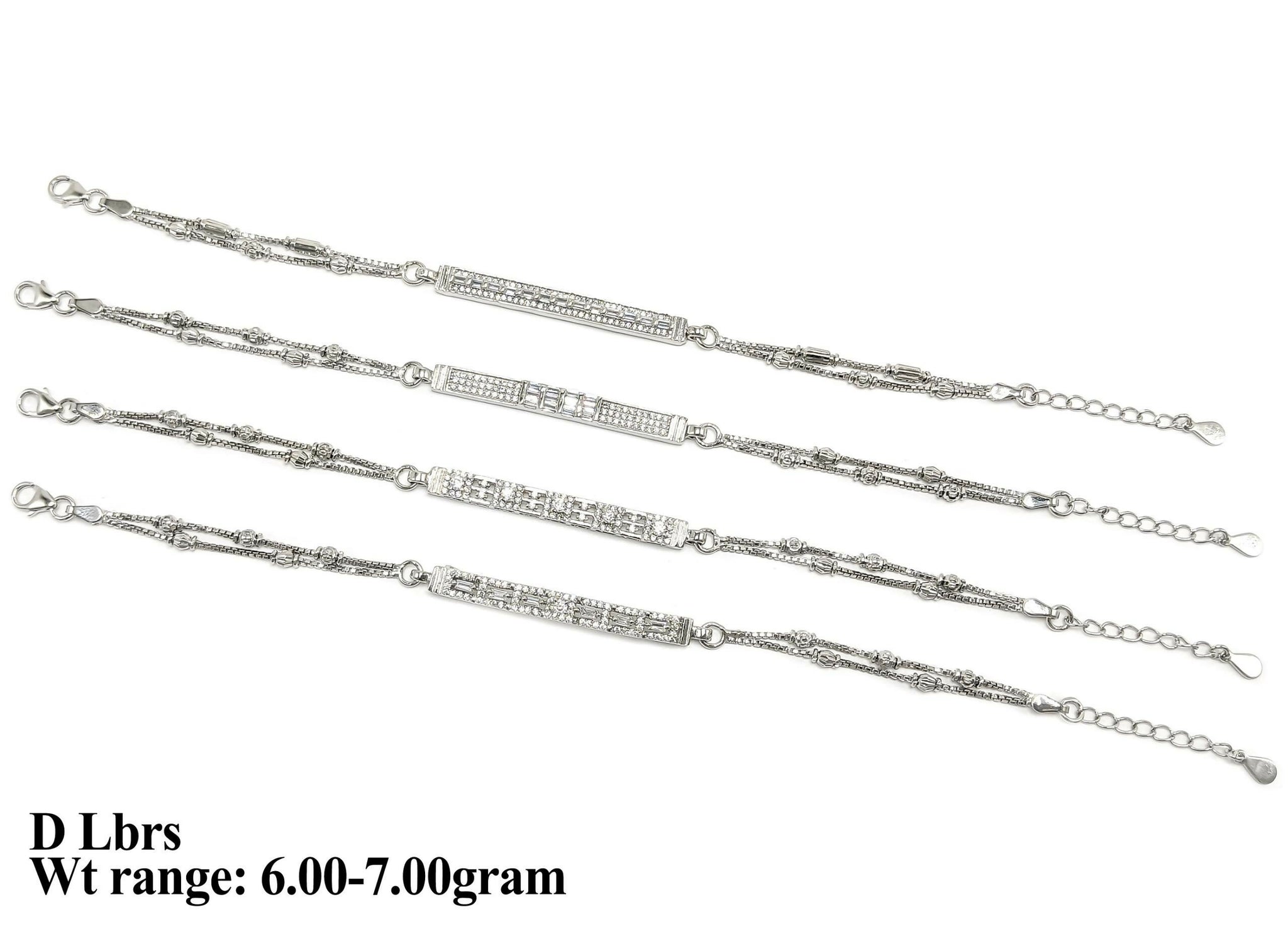 925 Silver Ladies Bracelets Sarafa Bazar India