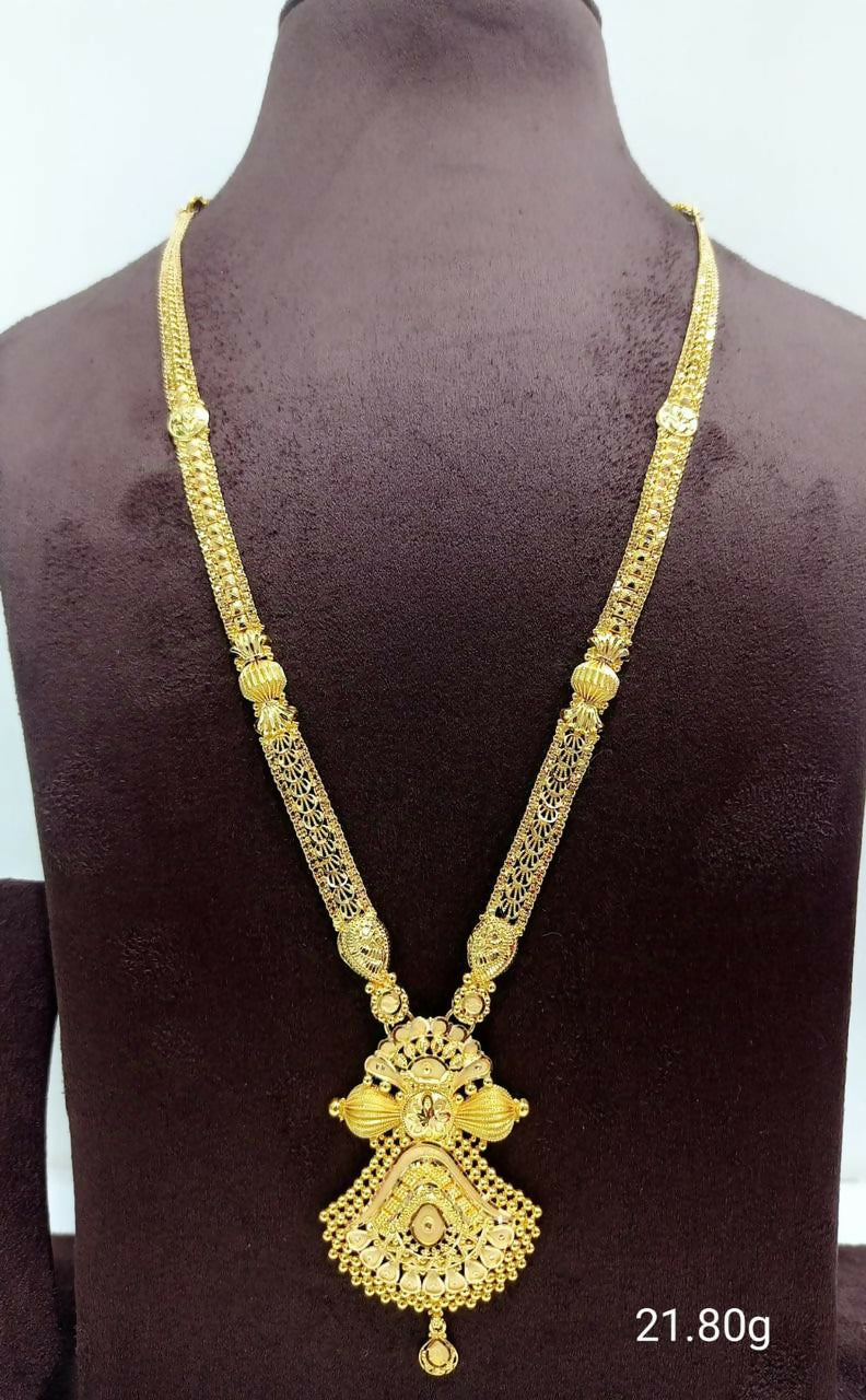 Gold Long Set Sarafa Bazar India