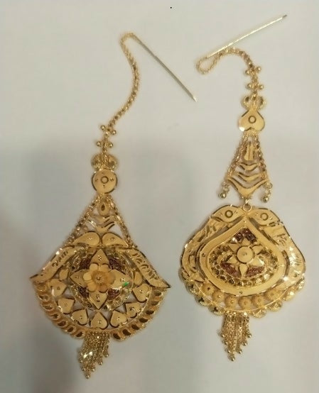 Gold Maang Tikka Sarafa Bazar India