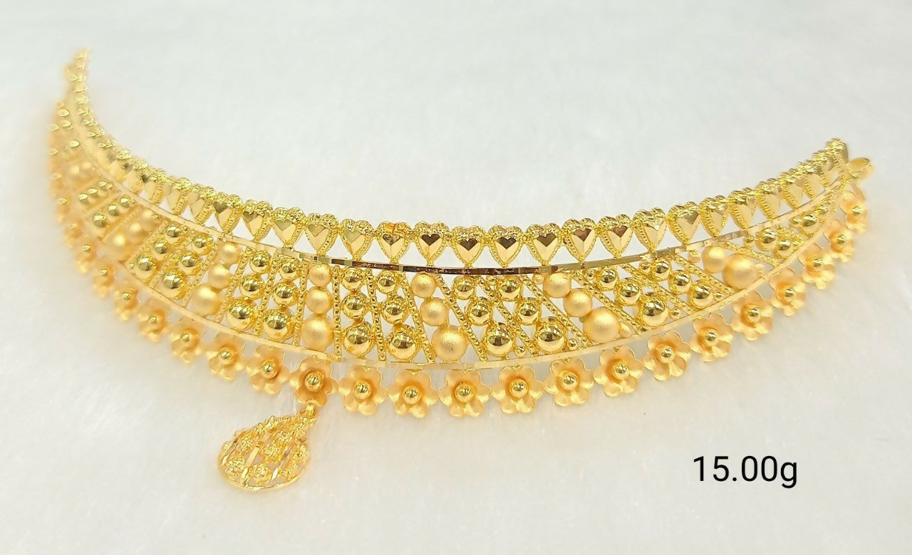 Gold Choker Sarafa Bazar India