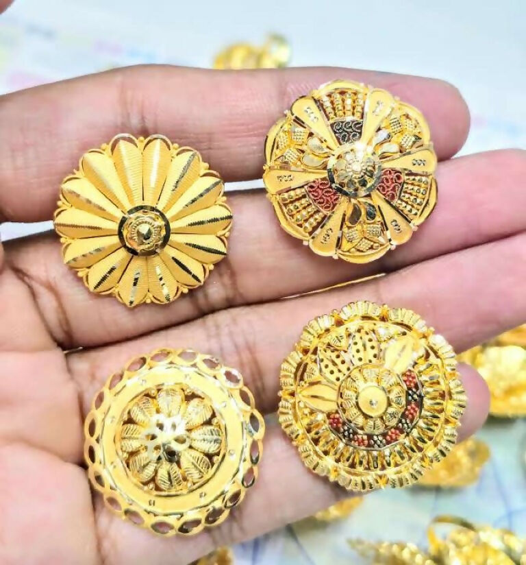 Gold Ladies Rings Sarafa Bazar India