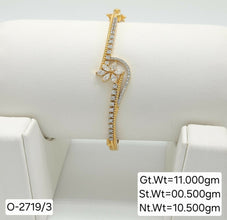 Ovel Bracelet-11gm-2719/3 Sarafa Bazar India