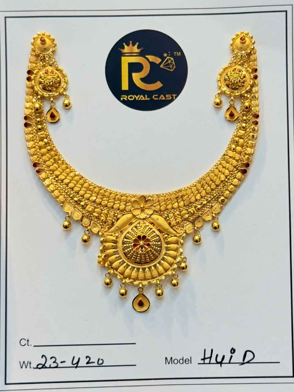 Gold Necklace Sarafa Bazar India