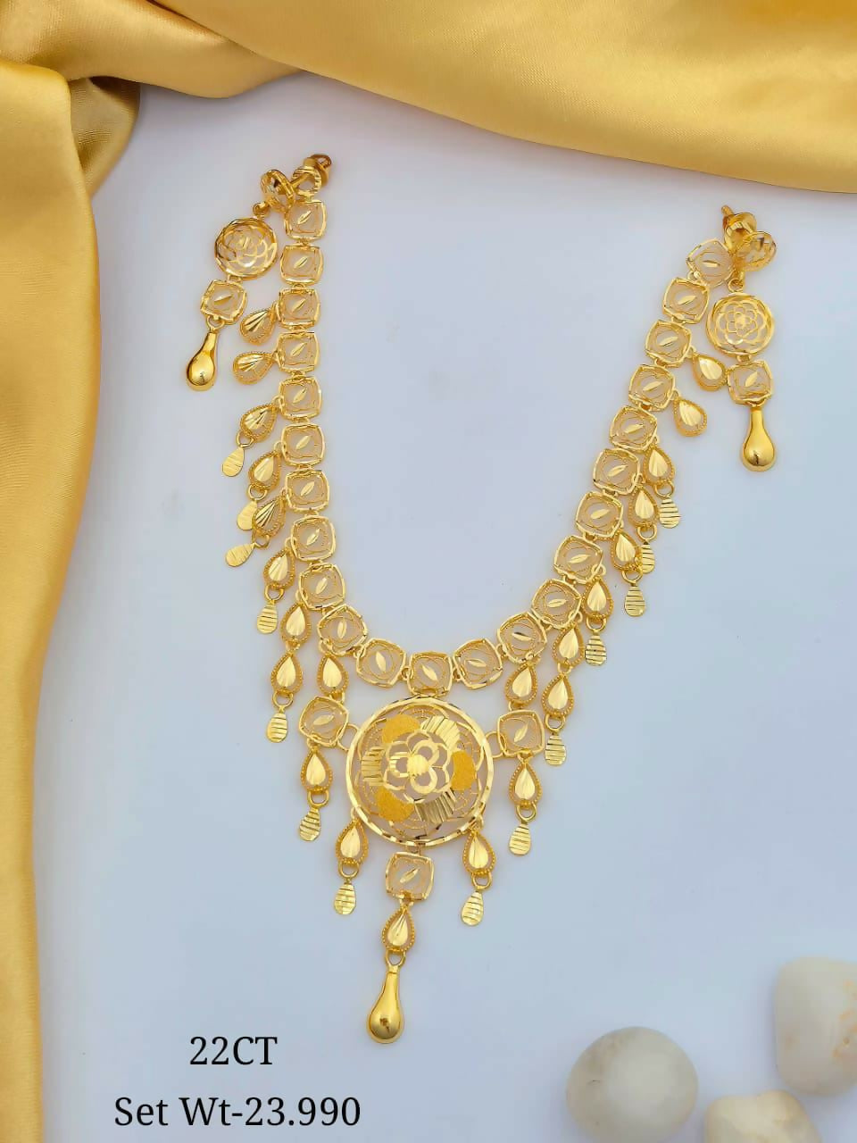 22kt Turkey Necklace Sarafa Bazar India