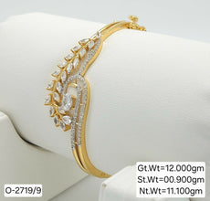 Ovel Bracelet-12gm-2719/9 Sarafa Bazar India