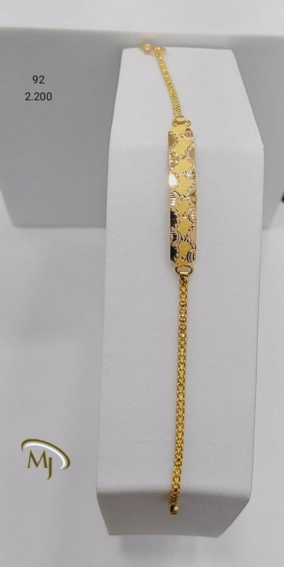 22kt Gold Ladies Bracelets Sarafa Bazar India